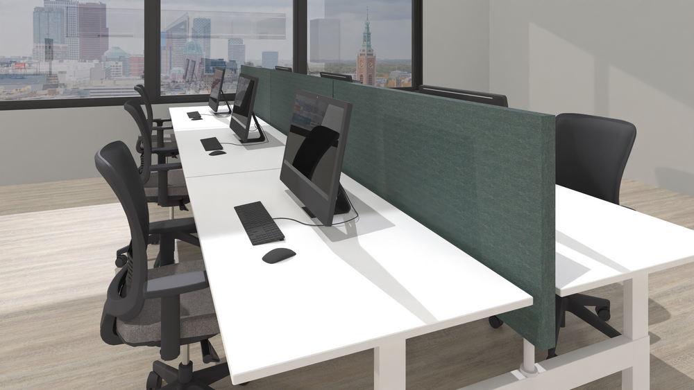 Nyink | Wall Partition Double Standing Desk