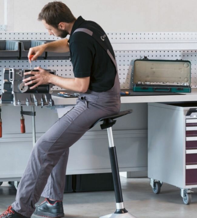 2nd Chance | Ongo Stand | Sit- Stand Leaning Stool 