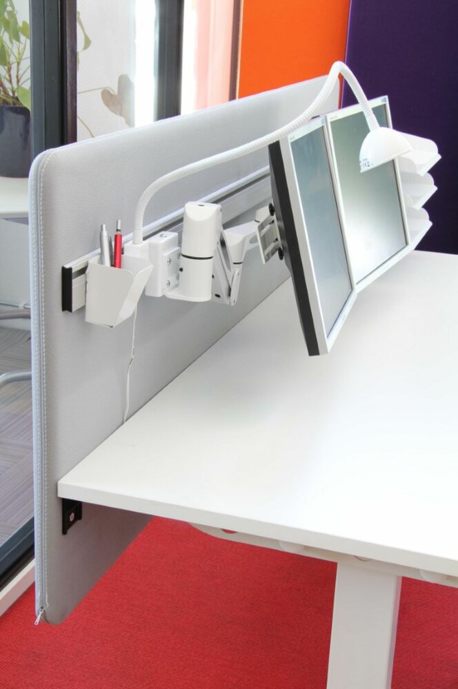 Screenz | Table screen acoustic and metal-reinforced table partition