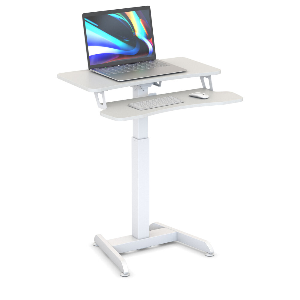UPdesk High Gas Spring | Small Sit-Stand Desk