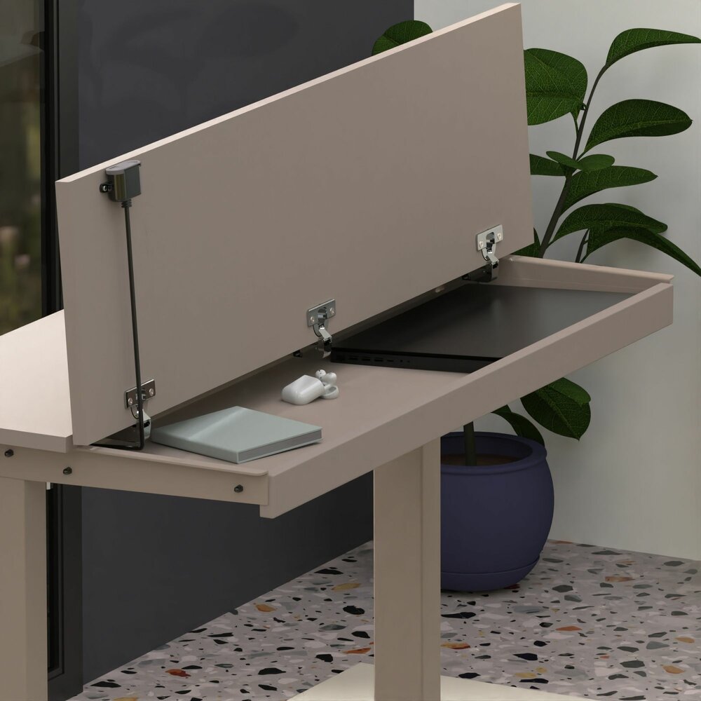 Conset Split | Electric Sit-Stand Table with storage