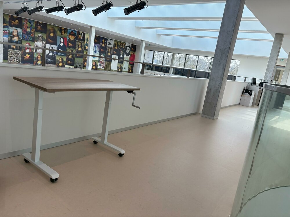 StudyDesk | Small Manual Sit-Stand Desk