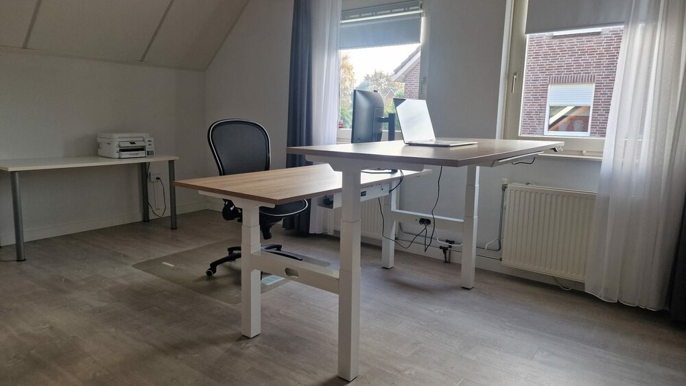 BasicDesk Duo | Double Sit-stand Desk