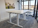 Aluforce 140 elektrisch | wissel staan en zitten achter je bureau af | Worktrainer.nl