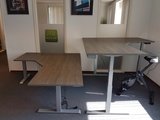 Electric Sit-Stand Corner Desk - SteelForce 471