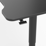 Small Gasspring Sit-Stand Desk - Single Leg Desk - 1 leg black