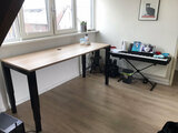 Elektrisch 4 Poot Zit-Sta Tafel - HonMove - Meest stabiele zit-sta bureau - Worktrainer.nl