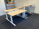 Aluforce 140 elektrisch | wissel staan en zitten achter je bureau af | Worktrainer.nl