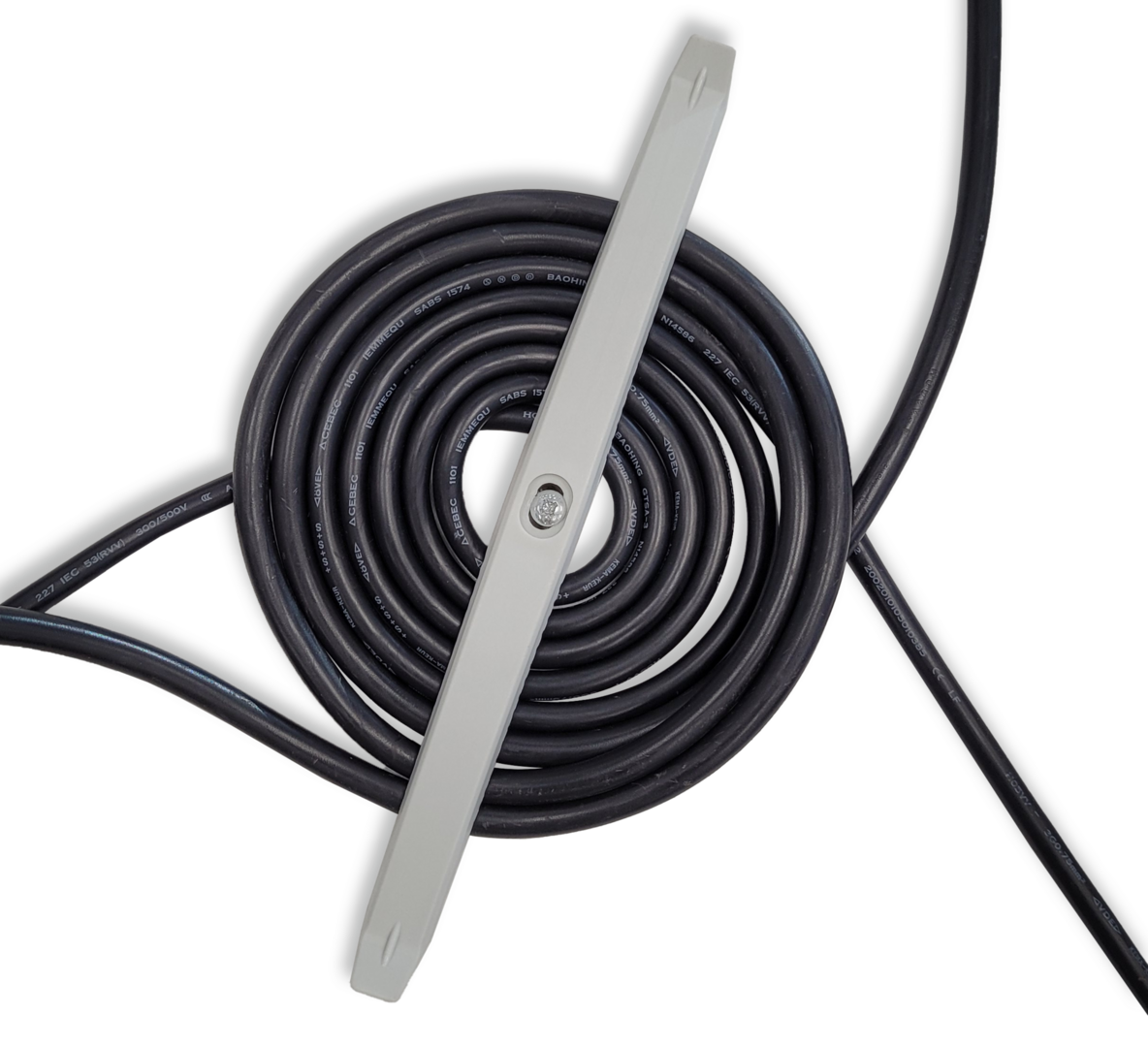 Cable bracket available in colour grey 10 pieces