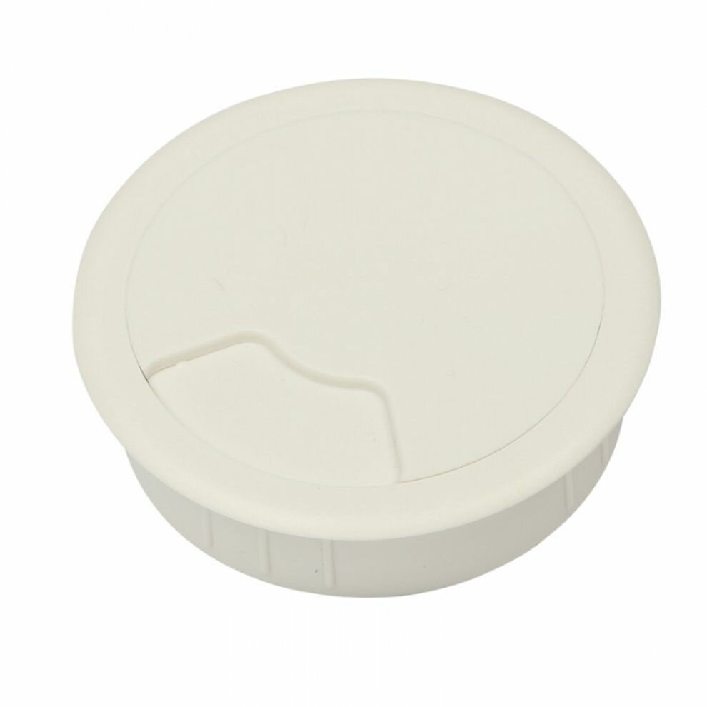 Cable grommet plastic 3piece round 3 colours