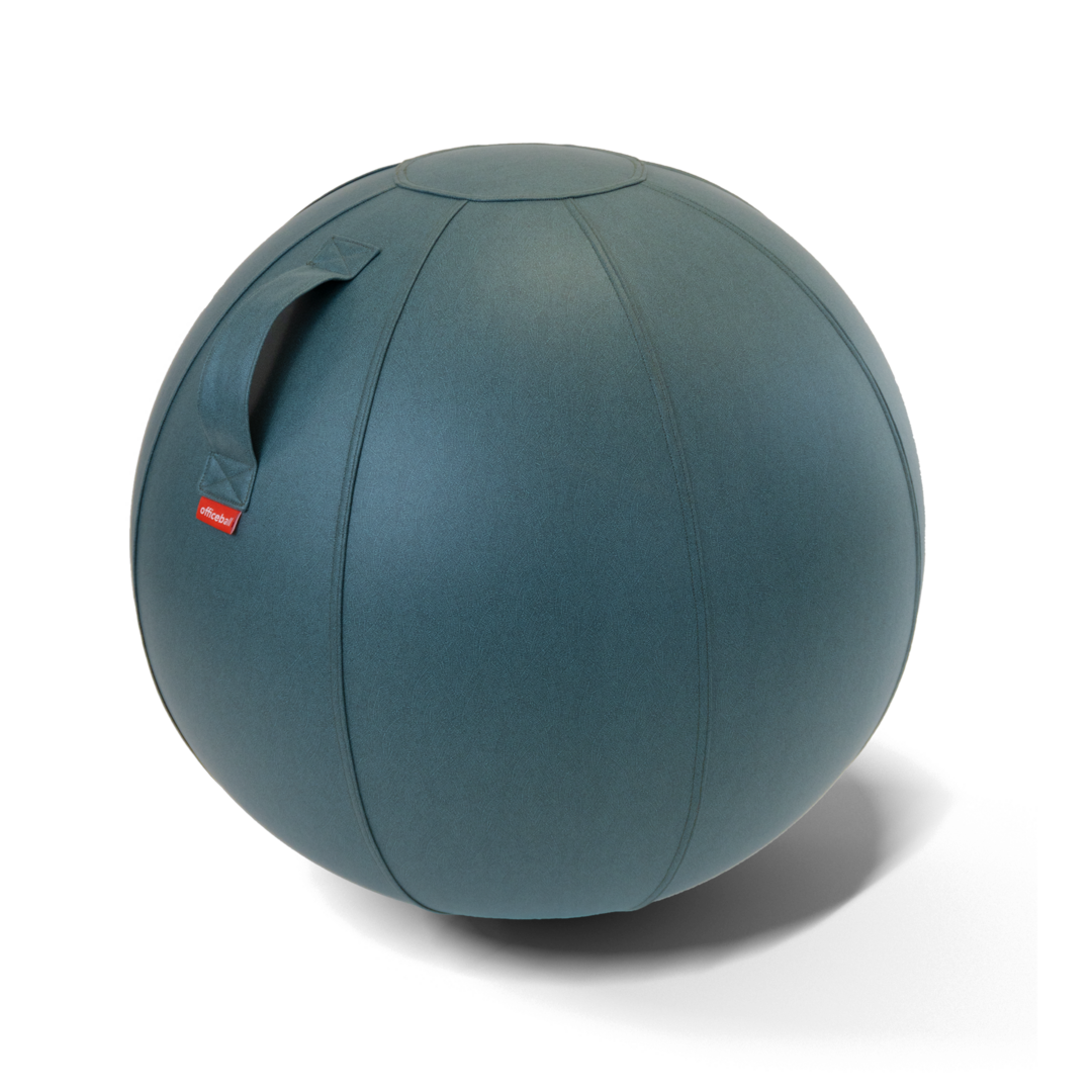 Office Ball Sitting Ball Leatherlook Sittingball behind your desk