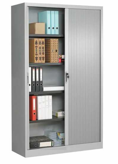 Roller-door cabinet 198cm high x 100cm width