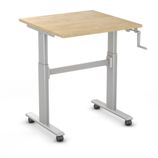 SteelForce 100 | Small Manual Sit-Stand Desk