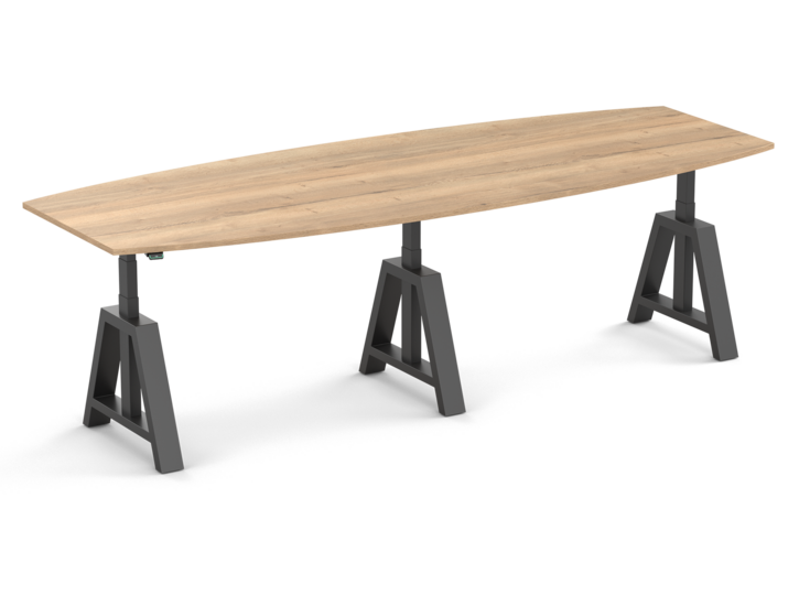 OakDesk Meet | Electric 3 Legs  Sit-Stand Conference Table