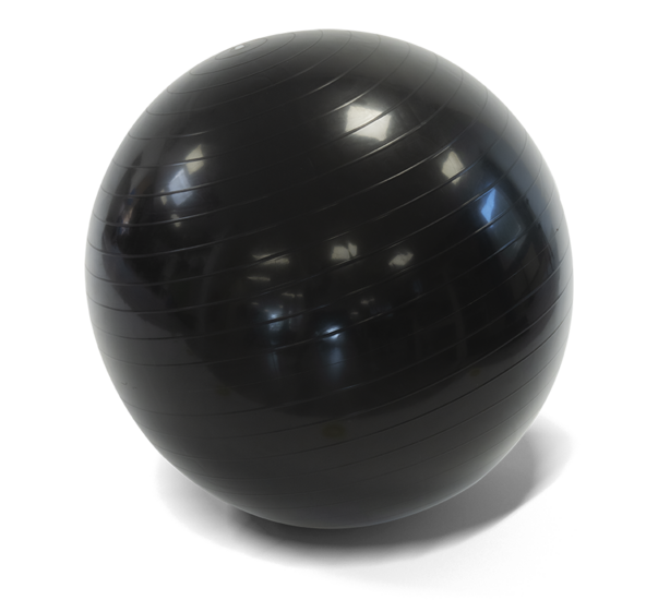 Officeball sitting ball 65 cm Black with hand pump