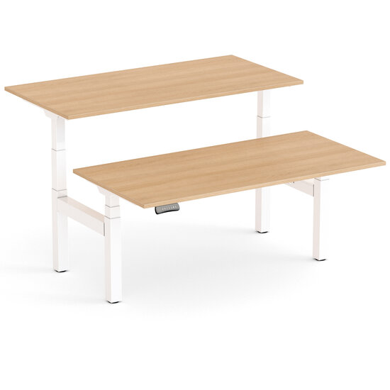 BasicDesk Duo | Double Sit-stand Desk