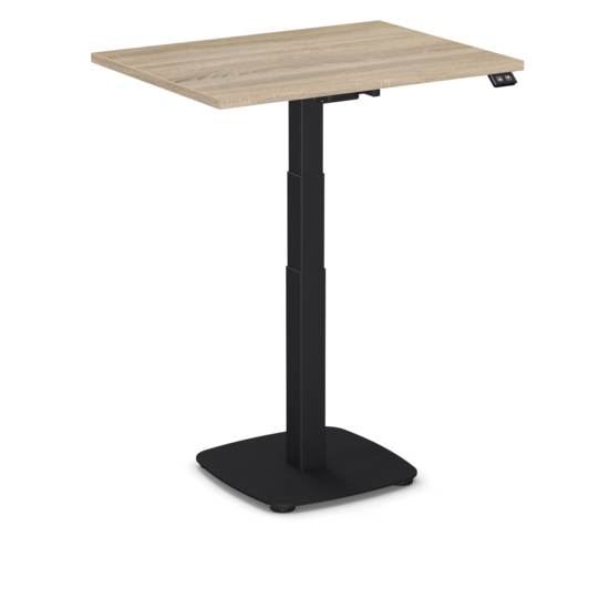 TinyDesk Electric | Small 1 Leg Sit-Stand Table