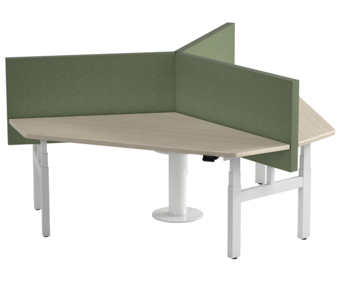 Linak Triple | Electric Sit-Stand Desk Island