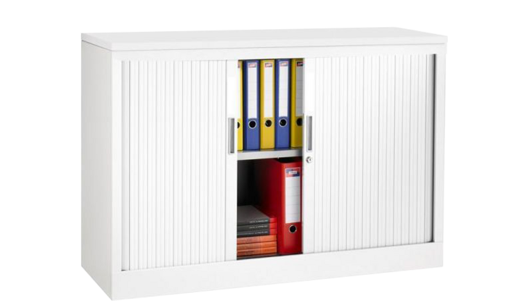 Roller-door cabinet 72,5cm high x 120cm with