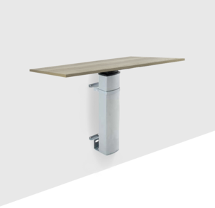 Beste Sit-stand wall table | Conset 501-7 wall EM-29