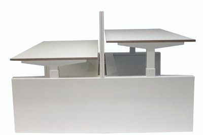 Sit Stand Desk Workbench S2h Two Connected Stand Desks