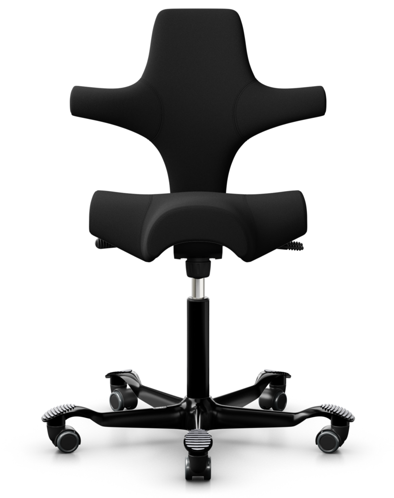 Ergonomic Sit Stand Stool - Black | Mount It!